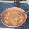 El cooksnap de David Casadiegos cuando hizo 👉🏽SOPA DE #AVENA CON #POLLO🍲.