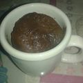El cooksnap de Sol cuando hizo Brownie individual en microondas.