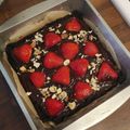 E.G Cooksnap-ja, amikor elkészítette a(z) Sütés nélküli csokoládés-epres pite receptet.