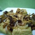 Cooksnap dari asri wahyuningrum untuk resep Tahu goreng siram saos jamur champignon