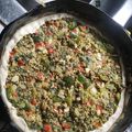 El cooksnap de Shakira Luquez cuando hizo Tarta de zapallitos.