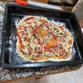 El cooksnap de Carmen Dolores Perdomo León cuando hizo Masa para pizza con harina de arroz refinada- sin gluten.