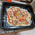 El cooksnap de Carmen Dolores Perdomo León cuando hizo Masa para pizza con harina de arroz refinada- sin gluten.