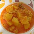 El cooksnap de Enrique Miguel Carnicero cuando hizo Guiso de calamar y pescado (rape, bacalao).