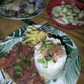 El cooksnap de Yareth Montana cuando hizo Lomo saltado.