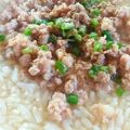 รูป Cooksnap ของ pizzuzomiii62 เมื่อเขาทำ ข้าวต้มหมูสับหมักซีอิ๊ว