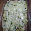 El cooksnap de Juan cuando hizo Filet de merluza al horno con papas y crema al roquefort.