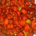 Neeta kamble का कुकस्नैप जब उन्होंने चिली सोया नगेट्स(Chilli soya naggets recipe in hindi) बनाया था।