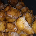 El cooksnap de Rocio Ibañez cuando hizo Buñuelos de manzana!!.