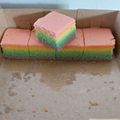 Cooksnap dari Queensha untuk resep Rainbow Cake Kukus Ny. Liem