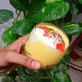 Kulsoom Ikram's cooksnap of when they made Mango shake.