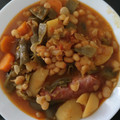 El cooksnap de Helena cuando hizo Potaje de habichuelas con calabaza y judías verdes.