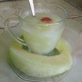 Cooksnap dari Nadra Koetin untuk resep Es melon nata de coco | Menu Takjil