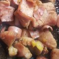 El cooksnap de Davidesle cuando hizo Chuletas ahumadas con piña🍍.