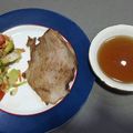 El cooksnap de Yessica cuando hizo Secreto de cerdo (blanco o ibérico) con salsa de cerveza y miel.