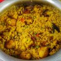 titir chowdhury's cooksnap of when they made আতপ চাল মুগ ডালের খিচুড়ি (Atop chal moong khichuri recipe in Bengali).