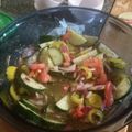 melinda.gladney's cooksnap of when they made Cucumber and Tomato Salad.