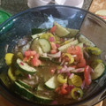 melinda.gladney's cooksnap of when they made Cucumber and Tomato Salad.