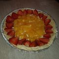 El cooksnap de Sofía Correa cuando hizo Tartaleta de frutas con crema pastelera 🍍🍑🥝🍓👌🏻.