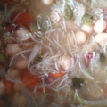 El cooksnap de Carmeta cuando hizo Sopa de quinoa con garbanzos.