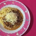 Cooksnap dari ketika diam untuk resep Spaghetti saus carbonara simpel