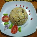 Cooksnap dari Mutiarisa untuk resep Nasi Goreng Bakso Bumbu Iris