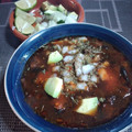 El cooksnap de Maggie cuando hizo Menudo rojo o Pancita de setas.