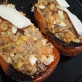 El cooksnap de Anita Canalis cuando hizo Calabaza rellena con carne picada 😋.