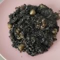 El cooksnap de corralmr cuando hizo Arroz negro meloso.