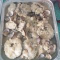 El cooksnap de Sandra Rubio cuando hizo Merluza en salsa verde con almejas.