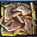 El cooksnap de bernardo alvarez cuando hizo Pollo al horno con patatas a la cerveza.