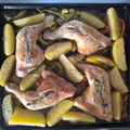 El cooksnap de bernardo alvarez cuando hizo Pollo al horno con patatas a la cerveza.