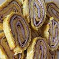 Ágnes Pordán Cooksnap-ja, amikor elkészítette a(z) Sonkás-sajtos cukkinitekercs receptet.