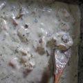 El cooksnap de Ruthy De Salas cuando hizo Salsa de verdeo, pollo y champiñones.