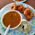 Epseeta Panigrahi's cooksnap of when they made Medu vada sambar.