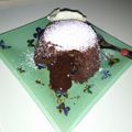 El cooksnap de Debbi Lo cuando hizo Volcán de chocolate.