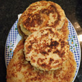 El cooksnap de Lorena Ledesma cuando hizo Tortitas de queso.