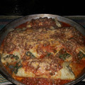El cooksnap de Damian Pereda cuando hizo Canelones de acelga, picada y sesos con salsa blanca y salsa roja.