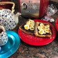 El cooksnap de Viti cuando hizo French toast / tostada francesa.