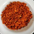 Muskan का कुकस्नैप जब उन्होंने नारियल मूंगफली की चटनी (nariyal moong Fali ki chutney recipe in Hindi) बनाया था।