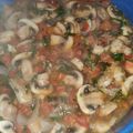 El cooksnap de Blanca Ramírez cuando hizo Champiñones a la Mexicana.