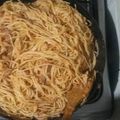 El cooksnap de william ortega cuando hizo Espaguetis con atún y limón.