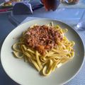 El cooksnap de Nath Notario cuando hizo Bolognesa de lentejas 🌱.