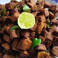Shanthi's cooksnap of when they made சேனைக்கிழங்கு சுக்கா.