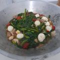 Cooksnap dari Nina Cesari Sugiarto untuk resep Cah Kangkung Terasi Telur Puyuh