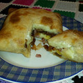 El cooksnap de clareta cuando hizo Camembert relleno y envuelto.