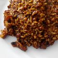 El cooksnap de Maurice Colmener cuando hizo Arroz integral con pulpo.