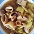 El cooksnap de Mari. V T cuando hizo Cazuela de patatas con calamares a la marinera.