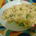El cooksnap de Patricia Di Bitetto cuando hizo Zapallitos revueltos con huevos.