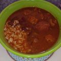 El cooksnap de Carol Echeverria cuando hizo Frijoles colorados con chicharrones.
